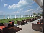Urlaub am Balaton - Erholung in Siofok - Hotel Hungaria - Kaffeezeit auf der Terrasse des Hotels Hungaria am Balaton