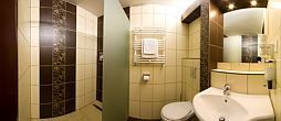 Schönes Badezimmer im Thermal Hotel Mosonmagyarovar***
