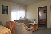 Unterkunft im Aparthotel in Sarvar - das Hotel ist modern und mit Klimaanlage ausgerüstet