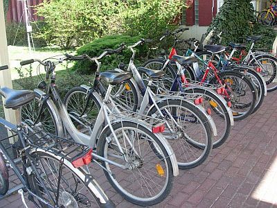 Im Hotel Helikon am Plattensee gibt es auch eine Möglichkeit auf Fahrradmieten